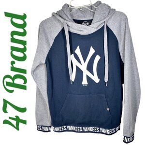 NWT 47 Brand MLB NY YANKEES Hoodie, Size Small
